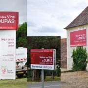 Réalisation de Signalétique extérieure pour l'interprofession des vins de Bergerac.