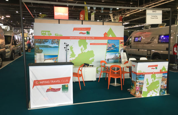 Stand displays Camping Travel Club