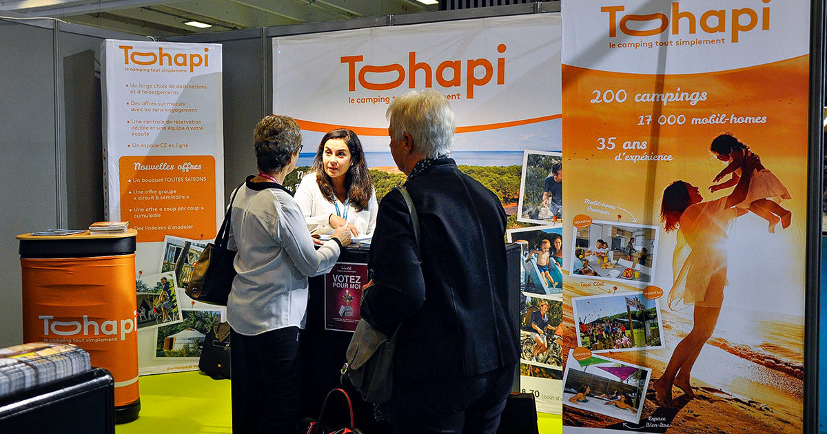 Stand Tohapi salon des comités d'entreprises