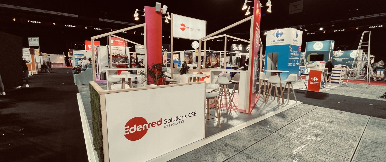 Stand Edenred salon CSE Paris 2024