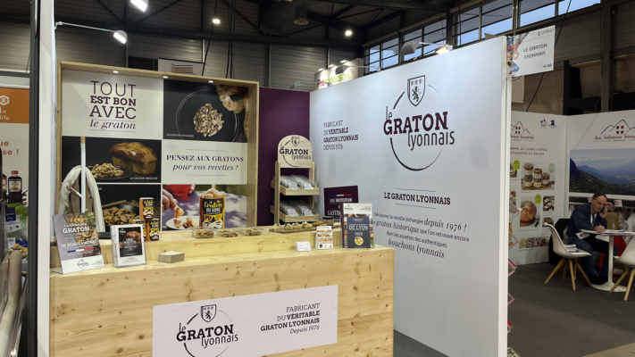 Stand Le Transversale CLoison aluminium et tissu tendu - éclairage LED