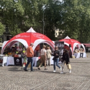 Installation tente personnalisée région Occitanie temporaire nomade léger